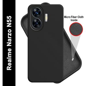 QUIVANA Pochette Realme Narzo N55 Silicone Liquide Protection