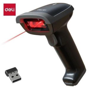 Deli Douchette Scanner de Codes Barres S212 -Haute Précision