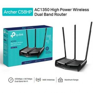 TP-Link Archer C58HP Routeur WiFi Bi-Band sans fil Haute Puissance AC1350