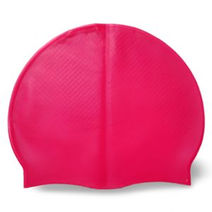 Bonnet de natation élastique en silicone-Chapeau de piscine unisexe imperméable