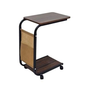 Meuble d’appoint compact à roulettes