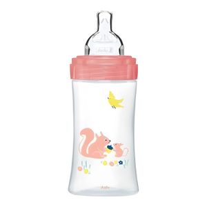 Dodie Biberon Senstation+ Tétine Plate Motif Jardin Rose 270ml
