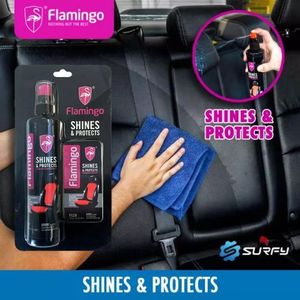 Flamingo nettoyant tableau de bord voiture désodorisant parfum pêche 250  ml. Shop à prix pas cher