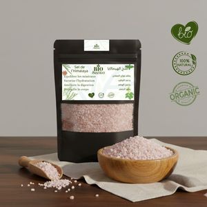 BIO SANTE Grains de sel rose de l’Himalaya grand format 500g