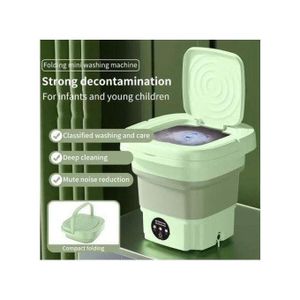 Machine à laver pliante portable, petit lave-linge de voyage, chaussettes, sous-vêtements 9L