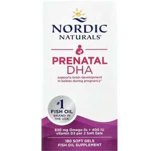 Nordic Naturals Prenatal DHA, 180 Soft Gels