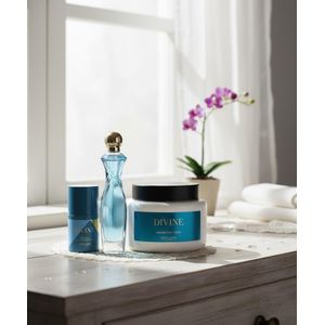 Oriflame Pack Divine - Divine - Eau de Parfum 50ml - Crème hydratante 250ml - Déodorant Anti Transpirant 