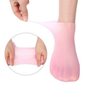 Chaussettes Hydratantes en Silicone Rose Douce