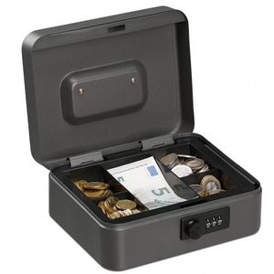 صندوق للنقود والأوراق النقدية - خزنة صغيرة - خزنة فتح بالرقم السري