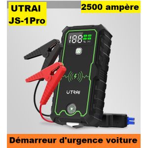 UTRAI démarreur d'urgence voiture 2500 Ampères,baterie d'alimentation 27500 mAh