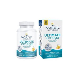 Nordic Naturals Ultimate Omega, Citron, 1280 mg, 60 capsules à enveloppe molle