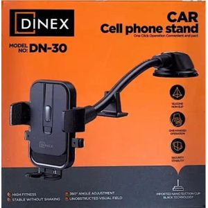 DINEX Support de téléphone voiture  – Fixation stable et ajustable