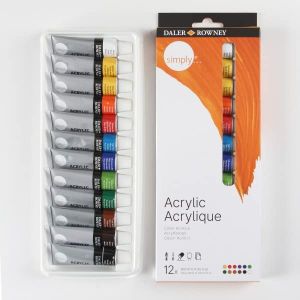 Daler Rowney Peinture Acrylique Graduate Acrylic - 120 ml - 011 Blanc de  Titane à prix pas cher