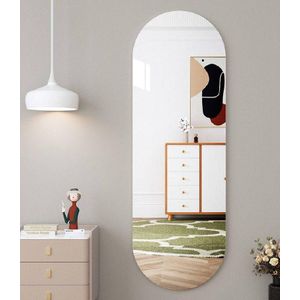  Grand Miroir Adhésif en Acrylique (150x50 cm) - Taille réelle, Incassable et Ultra-Léger