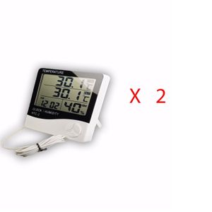 ThermoPro TP49 2 Pièces Hygromètre Numérique Thermomètre Intérieur  Humidimètre Thermomètre d'Ambiance avec Température 