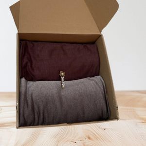 Elegant Châles Lycra Mode Pack de 2 châles  (1 Dégradé et 1 Simple) + Cadeau