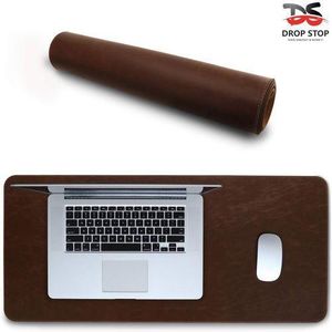 Drop Stop Tapis de Souris en Cuir PU, Pad de Bureau, Protecteur de Bureau avec Surface Lisse, 90 x 45 cm