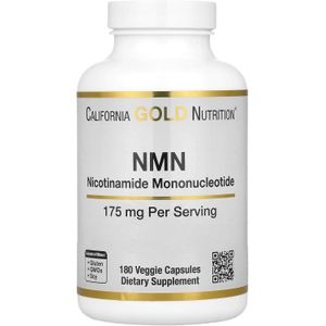 California Gold Nutrition NMN, 175 mg, 180 Veggie Capsules