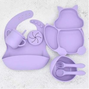 Set repas bébé en silicone : tout-en-un pour les premiers repas