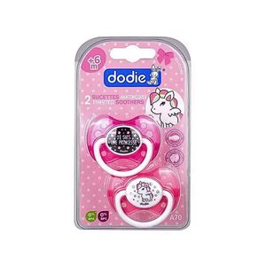 Dodie - Sucette Forme Anatomique Silicone Girly Licorne (6m +) N°a70