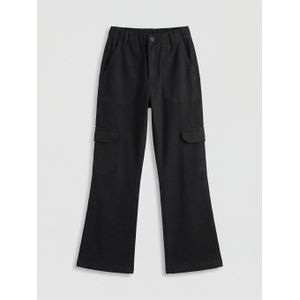 Lc Waikiki Girl's Cargo Trousers With Adjustable Elastic Waist