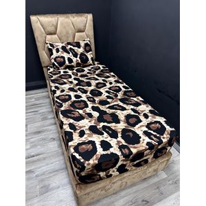 Drap Housse Imprimé 190x90 cm  + 1 taie d'oreiller  ( 2 pieces) 