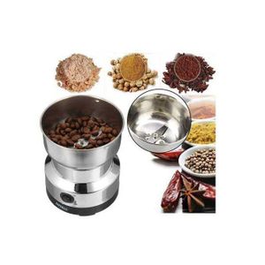 Moulin à café électrique en acier inoxydable Mouture du café et céréales 150W