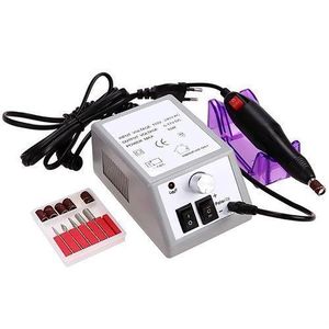 ماكينة حفر أظافر أكريليك كهربائية صغيرة آلة تعبئة أدوات مانيكير باديكير مع لقم الثقب