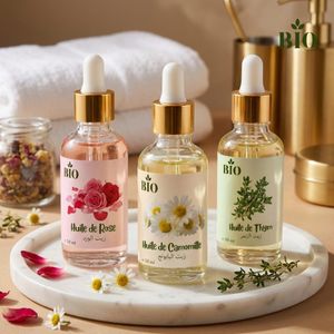 Bio Pack Huiles Aromatiques et Beauté Naturelle 50 ml ,  Soin de éclat et nutrition
