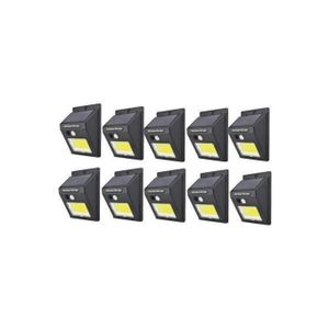 Led Projecteur Pack 10 MINI Led & Plaque Energie Solaire Rechargeable ORIGNAL