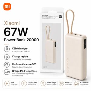 XIAOMI إيليت باور بانك Wi-P056 10000mAh ماغسيف مع كابلين مدمجين، معتمد بمعايير السلامة CCC 3C