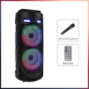 مكبر صوت بلوتوث محمول ZQS4239 خارجي USB راديو FM ميكروفون لاسلكي استريو باس