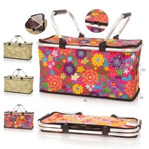 Panier de Pique-Nique Isotherme Pliable 30L – Sac Multifonction Pratique