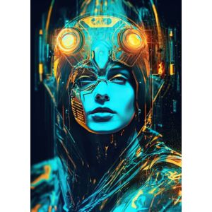 Woman scifi metropolis  Poster Chambre Haute Qualité