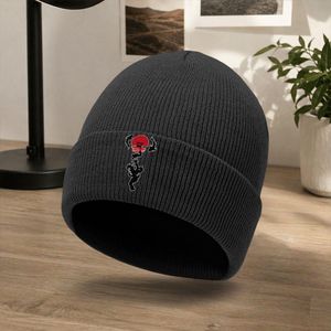 Bonnet unisexe tricoté Torii Koi japonais - Bonnet d'hiver sans bord avec Torii et carpe Koï, léger et chaud, adapté pour Noël, le cyclisme, les activités de plein air, lavable à la main pour hommes et femmes