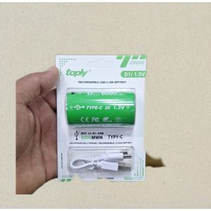 Chauffe-eau  Pile rechargeable LUMAK PRO D Mono  Li-ion 2 pièces rechargeables avec prise USB-C
