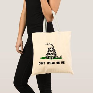 Tote bag do not walk flag USA symbol serpent Histoir Unique, haute qualité