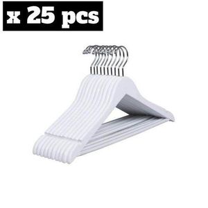 25x Cintres en plastique en forme de bois