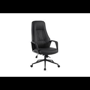 Kitea Fauteuil Président Legato Pu - Noir
