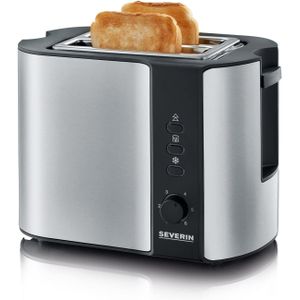 Severin Grille Pain Toaster Electrique Deux Tranches Inox (800w) At2589