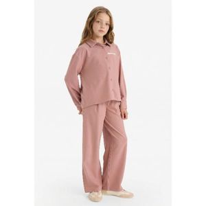 Defacto Pantalon Fille extensible - Violet - G4506A8.