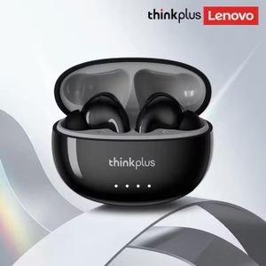 Lenovo Smart Casque écouteurs sans fil Bluetooth LP5 pro, Mini oreillettes stéréo 9D, étanches, avec micro , gris