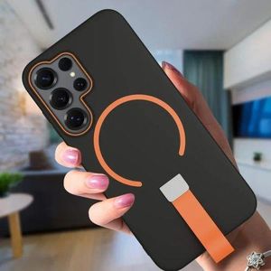 Pochette silicone pour Samsung S24 Ultra Noir