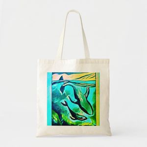 Modern whale tote bag Unique, haute qualité