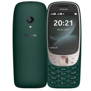 Nokia Téléphone cellulaire 6310 Double carte sim Vert 