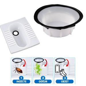 Clapet Anti-Odeurs pour Bonde de Sol – Obturateur de Drain Anti-Insectes en Plastique