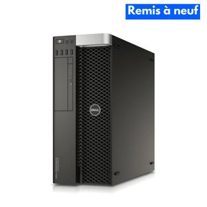 DELL Precision T5810 – Intel Xeon E5-1620 v3 – 32Go RAM – 512Go SSD + 500Go HDD – NVIDIA Quadro RTX 4000 8Go (Remis à neuf)