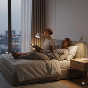 قبعة ليلية من الساتان الفاخر للنساء - حماية الشعر من الزيت والتجعد، مناسب للشعر المجعد أو الأملس، إكسسوار أنيق للنوم والاستحمام طوال الموسم