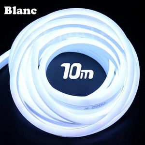 Neon 6m Nouvelle génération LED Strip COB 220v Étanche Flexible Ruban  couleur jaune à prix pas cher