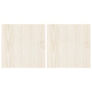 Adhésif Décoratif - Motif Bois Clair - Toutes Surfaces - 45 cm x 2 m - Lot de 2